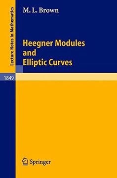 portada Heegner Modules and Elliptic Curves (Lecture Notes in Mathematics) (en Inglés)