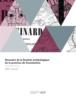 portada Annuaire de la Société Archéologique de la Province de Constantine (en Francés)