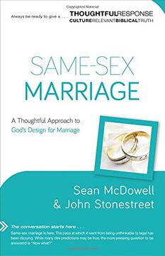 portada Same-Sex Marriage: A Thoughtful Approach to God's Design for Marriage (Thoughtful Response) (in English)