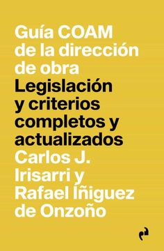 portada Guía Coam de la Dirección de Obra: Legislación y Criterios Completos y Actualizados (Pragmatika) (in Spanish)