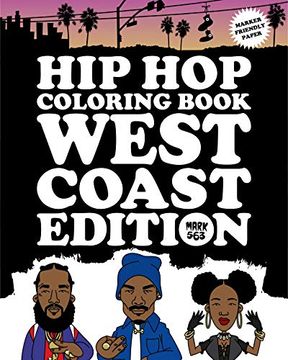 portada Hip hop Coloring Book: West Coast Edition (en Inglés)