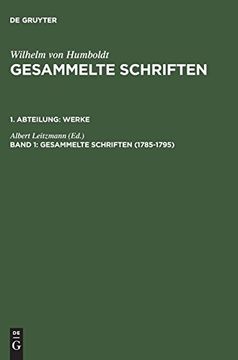portada Gesammelte Schriften: Werke 1785-1795 (en Alemán)