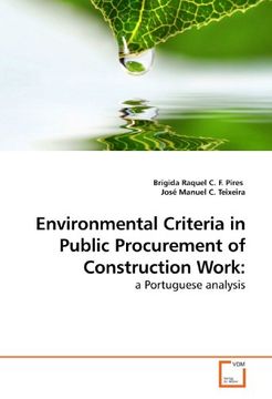portada Environmental Criteria in Public Procurement of Construction Work:: a Portuguese analysis