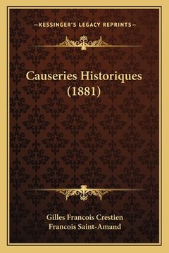 portada Causeries Historiques (1881) (en Francés)