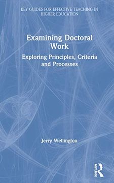 portada Examining Doctoral Work (Key Guides for Effective Teaching in Higher Education) (in English)