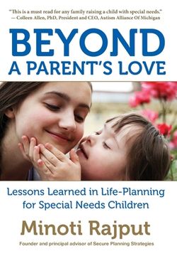 portada Beyond a Parent's Love: Lessons Learned in Life-Planning for Special Needs Children 