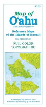 portada Map of O'ahu: The Gathering Place, 8th Edition (Reference Maps of the Islands of Hawai'i) [Idioma Inglés] (en Inglés)