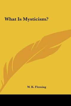 portada what is mysticism? (en Inglés)
