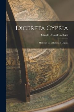 portada Excerpta Cypria: Materials for a History of Cyprus