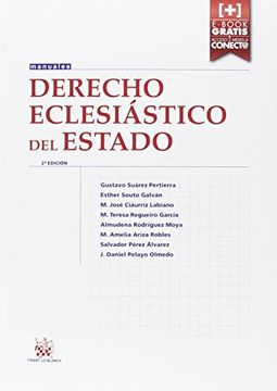 portada Derecho Eclesiástico del Estado 2ª Edición 2016 (Manuales de Derecho Canónico, Romano e Historia del Derecho)