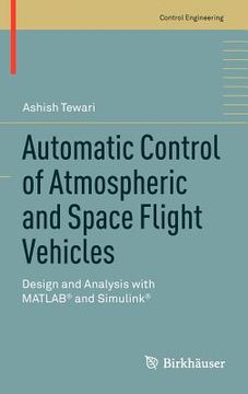 portada automatic control of atmospheric and space flight vehicles (en Inglés)