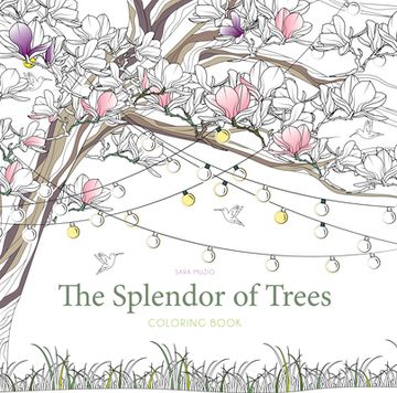 portada The Splendor of Trees Coloring Book (en Inglés)