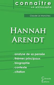 portada Comprendre Hannah Arendt (Analyse Complète de sa Pensée) (en Francés)