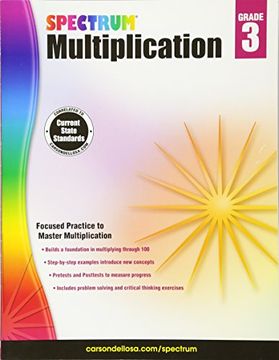 portada Multiplication Workbook, Grade 3 (Spectrum) (en Inglés)