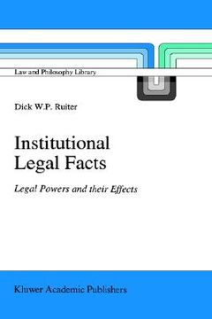 portada institutional legal facts: legal powers and their effects (en Inglés)