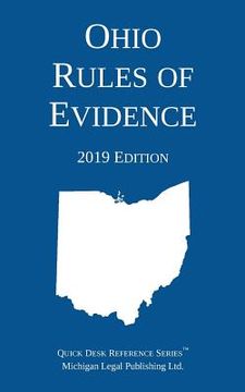portada Ohio Rules of Evidence; 2019 Edition (en Inglés)