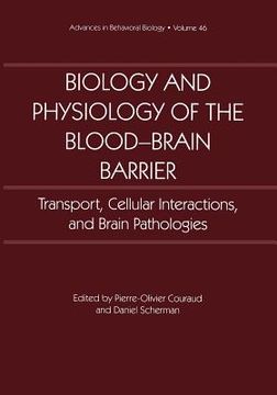 portada Biology and Physiology of the Blood-Brain Barrier: Transport, Cellular Interactions, and Brain Pathologies (in English)