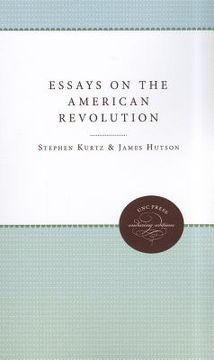 portada essays on the american revolution (en Inglés)