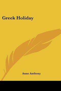portada greek holiday (en Inglés)