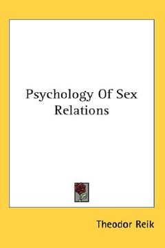 portada psychology of sex relations (in English)