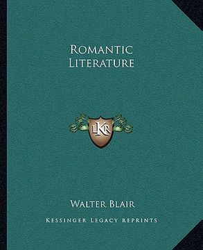 portada romantic literature (in English)