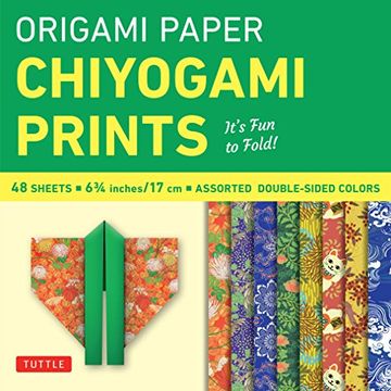 portada Origami Paper - Chiyogami Prints - 6 3/4" - 48 Sheets: (Tuttle Origami Paper) 