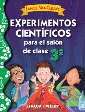 portada experimentos cientificos para el salon de clase 3. primaria