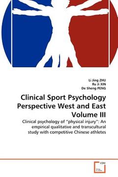 portada clinical sport psychology perspective west and east volume iii (en Inglés)