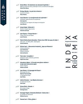 portada Index Roma (en Inglés)
