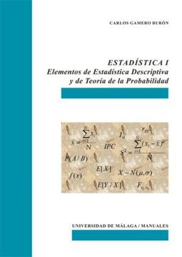 portada Estadística I: Elementos de Estadística Descriptiva y de Teoría de la Probabilidad (Manuales)