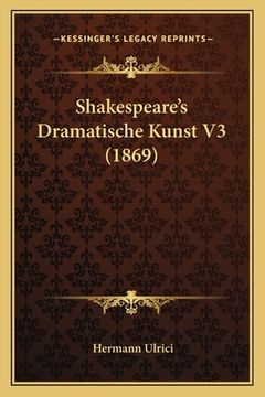 portada Shakespeare's Dramatische Kunst V3 (1869) (in German)