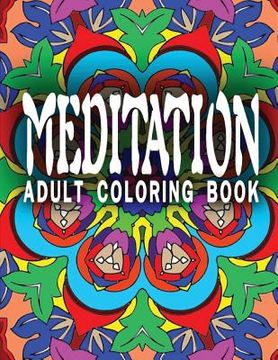 portada MEDITATION ADULT COLORING BOOK - Vol.9: adult coloring books (en Inglés)