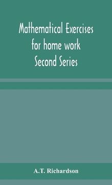 portada Mathematical exercises for home work Second Series (en Inglés)