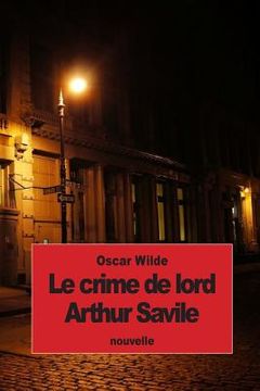 portada Le crime de lord Arthur Savile (en Francés)