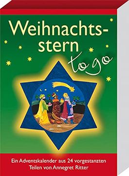 portada Weihnachtsstern - to go: Ein Adventskalender aus 24 Vorgestanzten Teilen (en Alemán)
