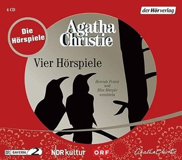 portada Vier Hörspiele: "Der Mord an Roger Ackroyd" / "Die Fuchsjagd" / "Tod im Pfarrhaus" / "Die Spanische Truhe" (en Alemán)