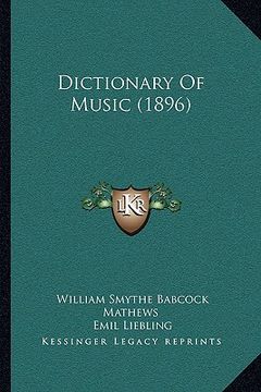 portada dictionary of music (1896) (en Inglés)