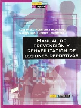 portada Manual de Prevenciã³N y Rehabilitaciã³N de Lesiones Deportivas