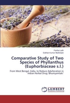 portada Comparative Study of Two Species of Phyllanthus (Euphorbiaceae s.l.)