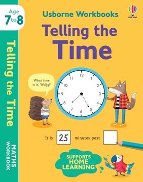 portada Usborne Workbooks Telling the Time 7-8 (en Inglés)