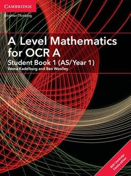 portada A Level Mathematics for OCR a Student Book 1 (As/Year 1) with Cambridge Elevate Edition (2 Years) (en Inglés)