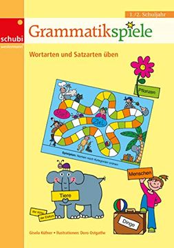 portada Grammatikspiele, 1. /2. Sj. Wortarten und Satzarten Üben (in German)