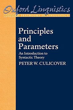 portada Principles and Parameters: An Introduction to Syntactic Theory (Oxford Textbooks in Linguistics) (en Inglés)