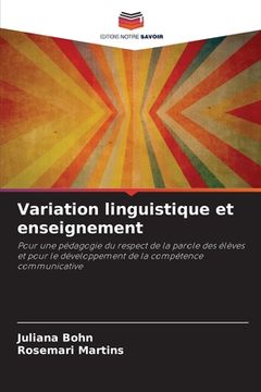 portada Variation linguistique et enseignement (in French)