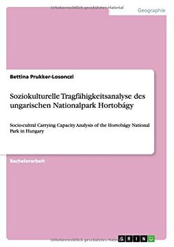portada Soziokulturelle Tragfähigkeitsanalyse des ungarischen Nationalpark Hortobágy (German Edition)