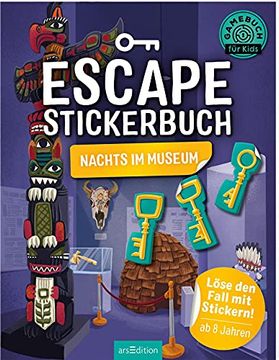 portada Escape-Stickerbuch Nachts im Museum (en Alemán)