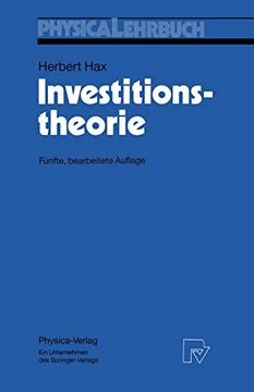 portada Investitionstheorie (en Alemán)