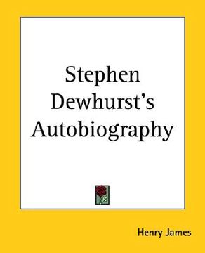 portada stephen dewhurst's autobiography