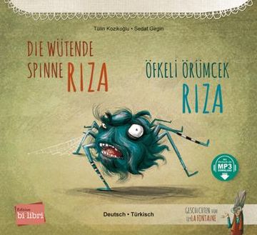 portada Die Wütende Spinne Riza. Deutsch-Türkisch