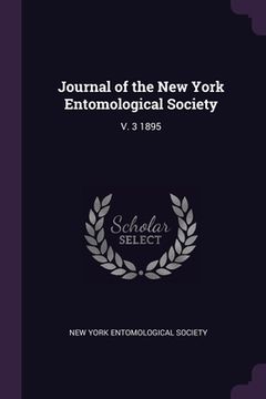 portada Journal of the New York Entomological Society: V. 3 1895 (in English)
